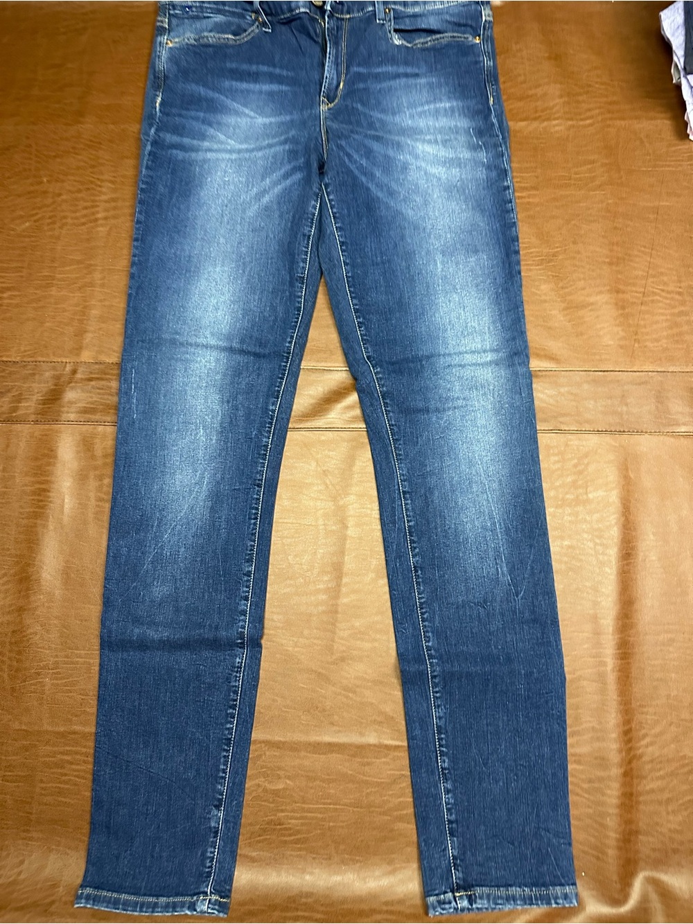 Women’s Slim Straight Blue Jeans, leggings